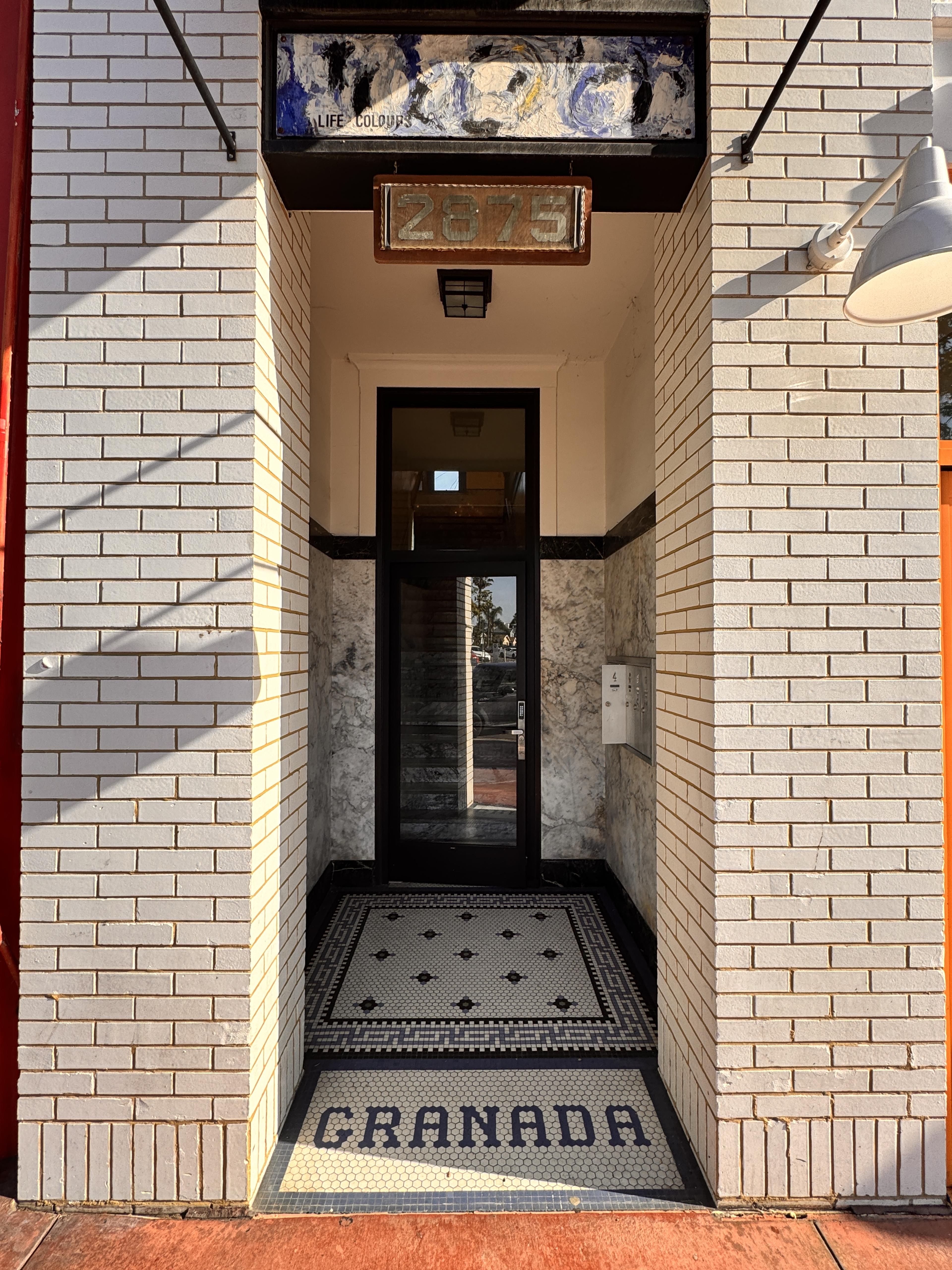 Granada Building entrance and facade