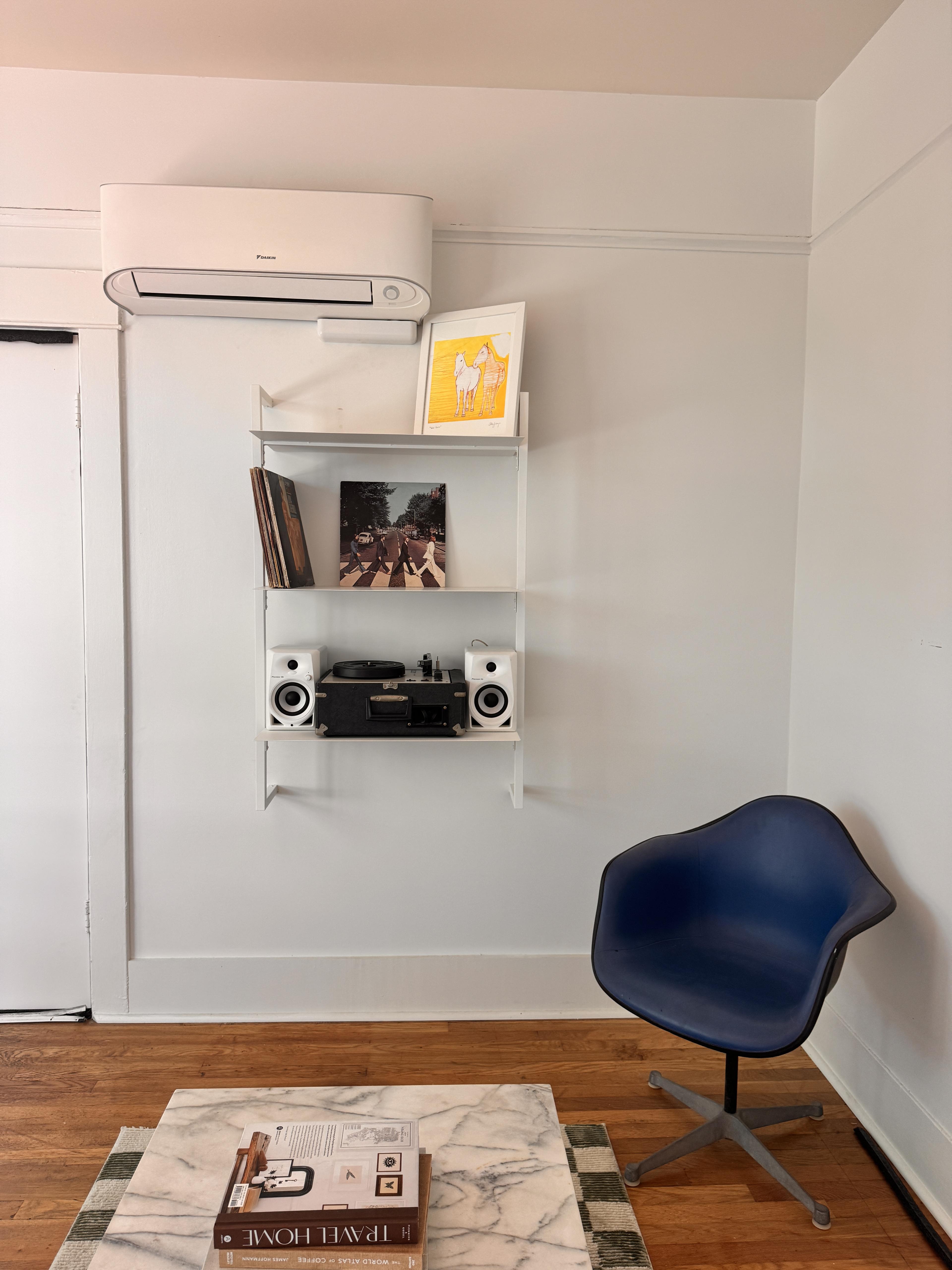 Workspace with character and natural lighting